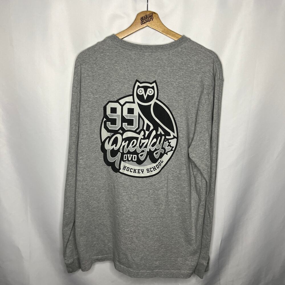 Drake OVO Octobers Very Own Iceman Gretzky 99 Hockey School Merch Longsleeve L
